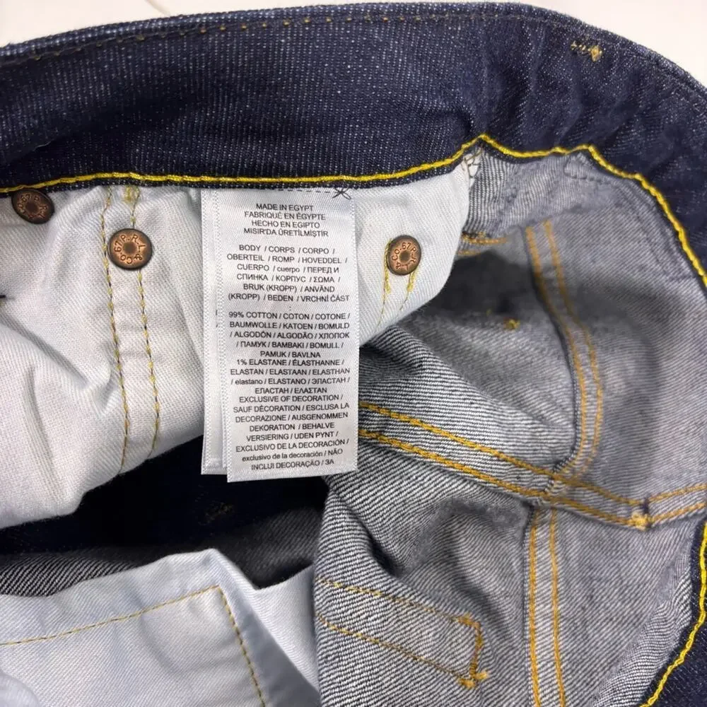 NWT Ralph Lauren Polo Boy's Hampton Deep Blue Straight Jeans Size 20 1082